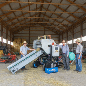 Silage baling machine