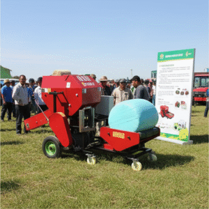 Silage baling machine
