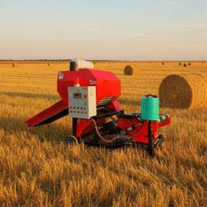 Silage baling machine