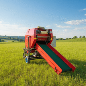 Silage baling machine