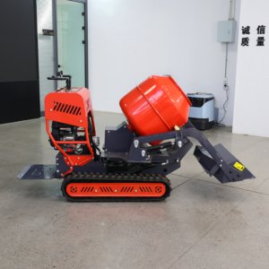 Small self-loading mixer truck