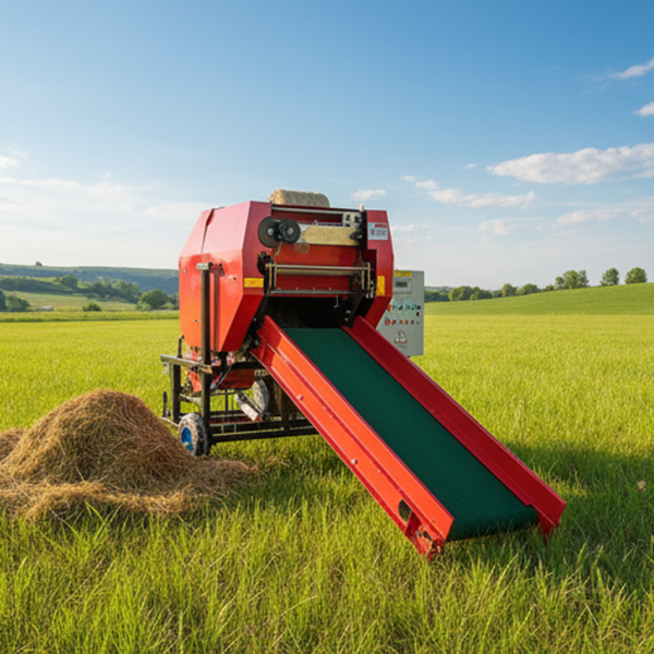 Silage baling machine